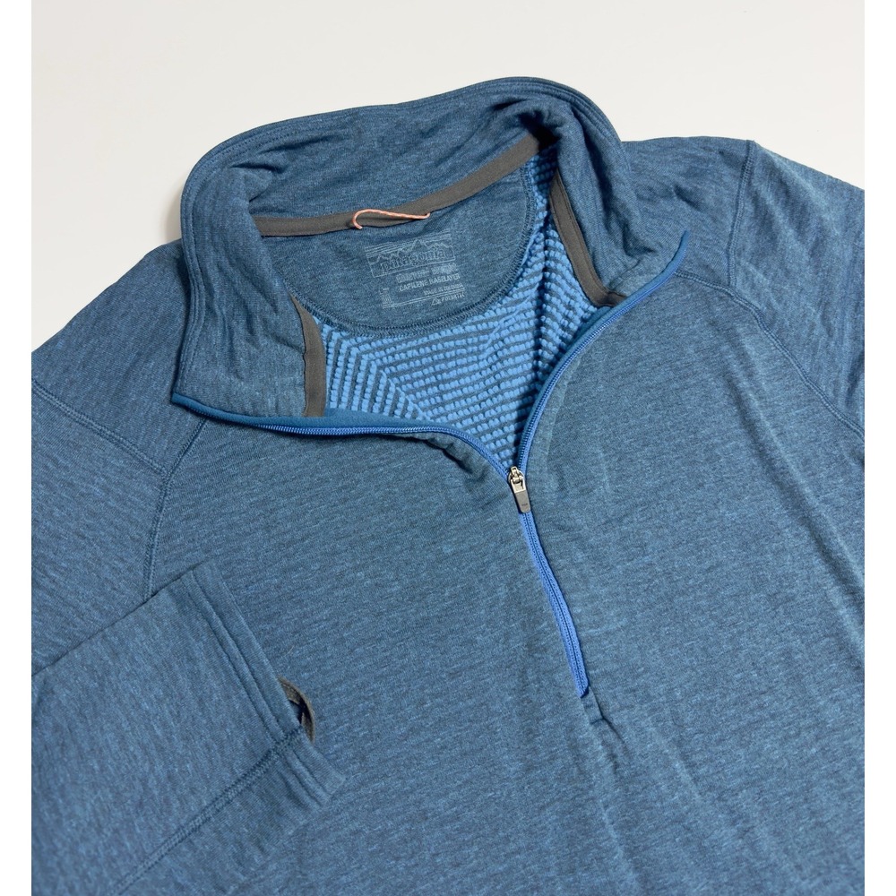 Patagonia Men's Capilene Thermal Weight Zip Neck Baselayer 1/4 Zip Pullover Sz M